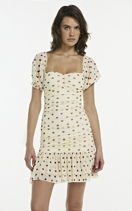 Vestido Bali Poá Off