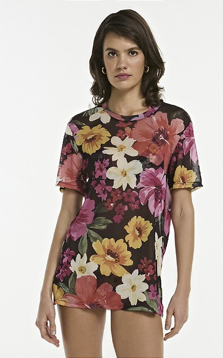 Camiseta Alicia Floral Art