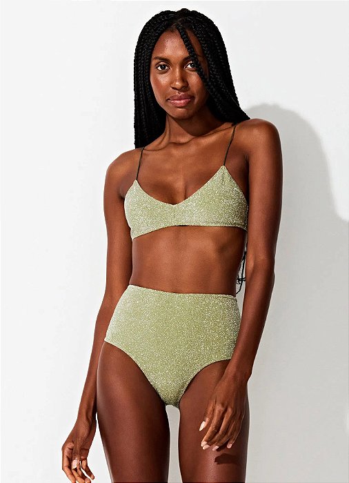 Biquíni Hot Pants Lux Verde
