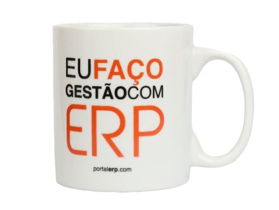 Caneca "Eu Faço Gestão Com ERP" 320ml