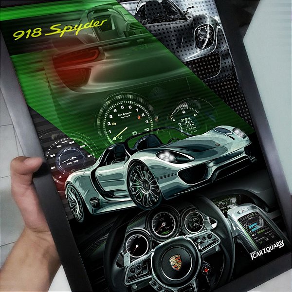 Quadro Porsche 918 Spyder - Coleção: Special