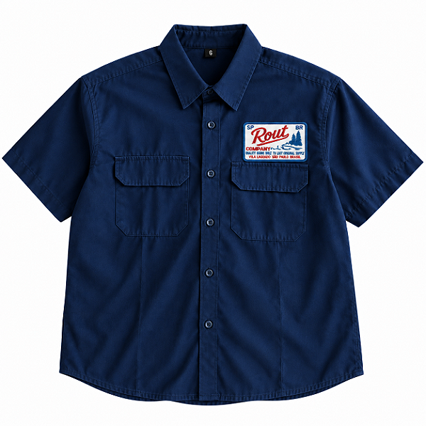 Rout Work Shirt — Navy