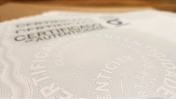 10 Certificados de Autenticidade de Obras de Arte