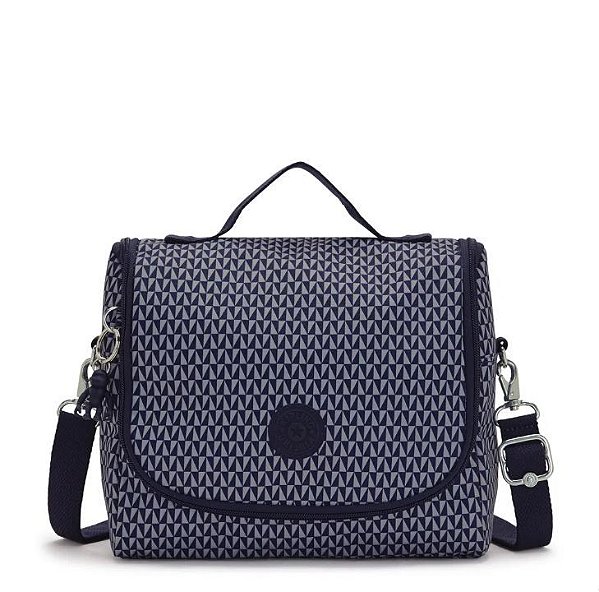 LANCHEIRA KIPLING NEW KICHIROU TRIANGLE BLUE