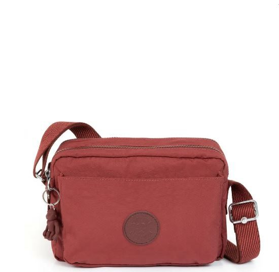 BOLSA KIPLING ABANU M DUSTY CARMINE