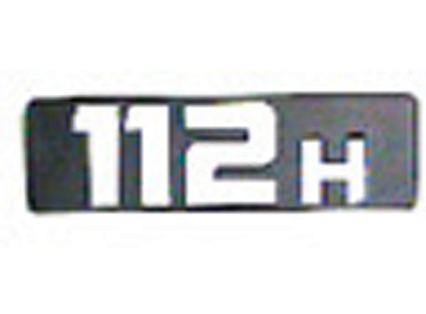 Emblema Letra 112 H Para Sca 112H (306498)