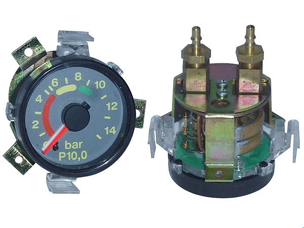 Manometro Duplo (Rosca Externa)55Mm Pret Mercedes 2423/LS1938/1622/1720/L1620/L1218R (0015427008)