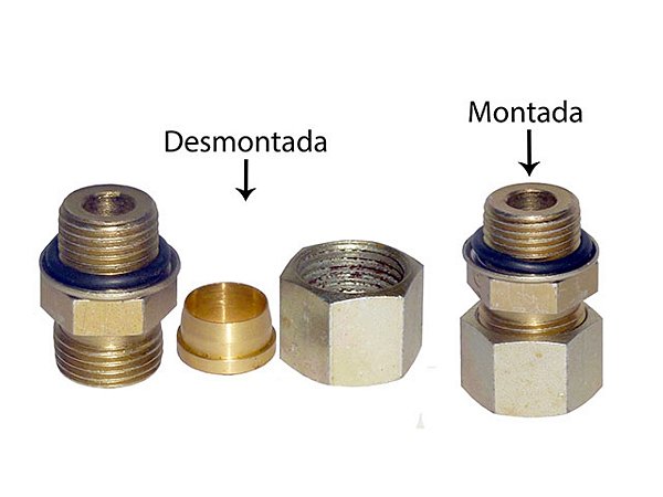 KIT Conector Macho C/Oring Tubo 12 M16X1,50 Para Sca 112/113/TODOS (812866)