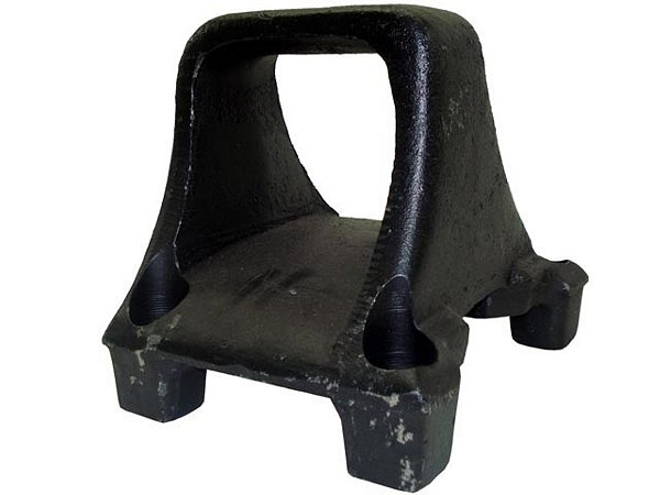 Suporte Mola D/Traseiro Esq.Furo Passante Mercedes L2635/2638-LADO ESQ.101038-(PARAF.C/PORC (6253250219)