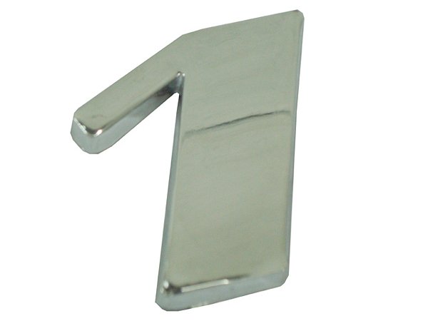 Emblema Numero 1 Cromado Mercedes AXOR/ATEGO (9438171214)