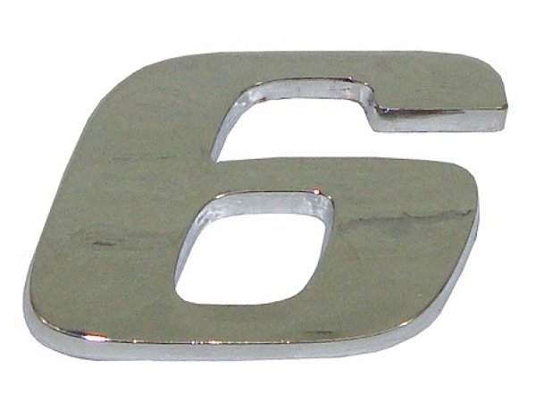 Emblema Numero 6/9 Cromado Mercedes AXOR/ATEGO (9438171714)