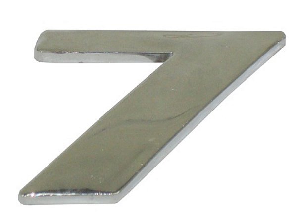 Emblema Numero 7 Cromado Mercedes AXOR/ATEGO (9438171814)