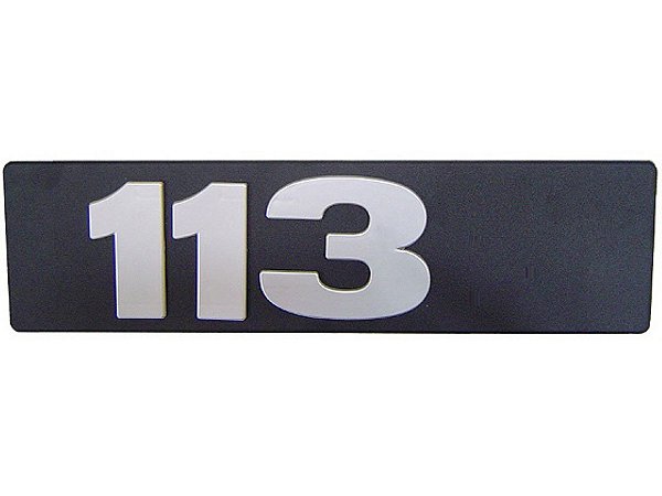 Emblema '113' Cabine Para Sca 113 (384103)