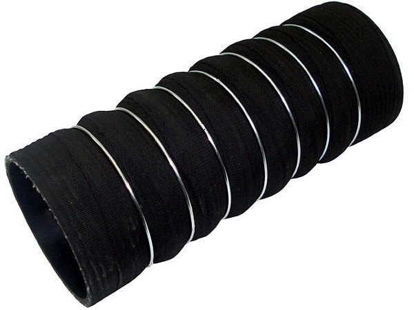 Mangueira Intercooler(100X280MM )Preta 7 Aneis Mercedes 1934/1932/1933-MOTOR 355LA (3505057282)
