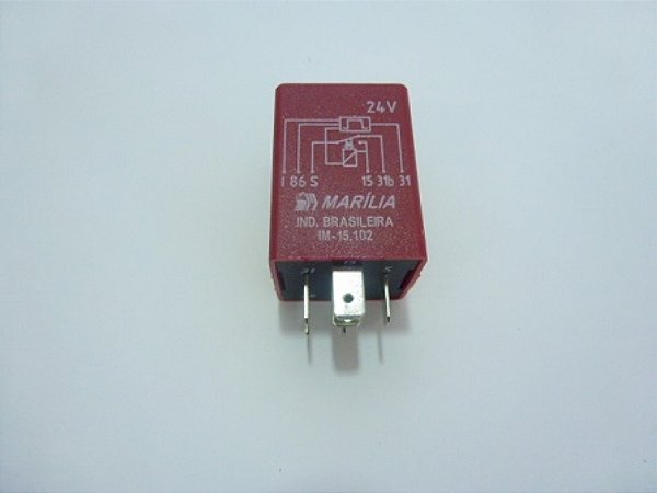 ReLE Temporizador Limpador Parabrisa 24V Mercedes CAMINHOES E ONIBUS M96 (6345420017)