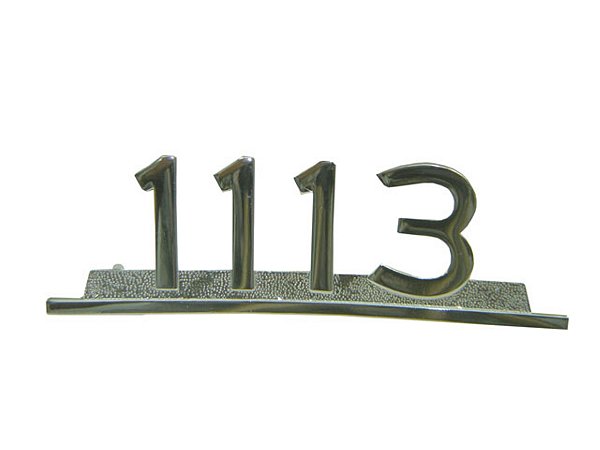 Emblema1113Cromado Original Mercedes 1113 (3448177314)