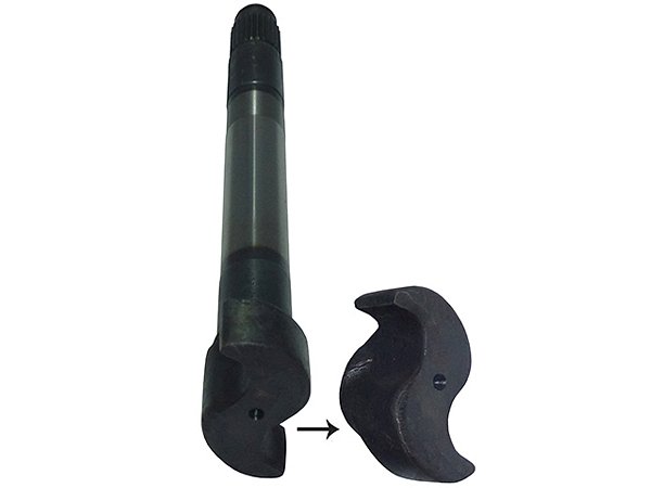 Eixo S 28-Estrias LD Traseiro (395MM ) Volks TODOS ACIMA 12 TON. EXCETO 18310 SUSP.P (T12607076)
