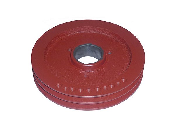 Polia Ferro 2 Canaletas Fundida Mercedes LN710/OM364 (3640301068)