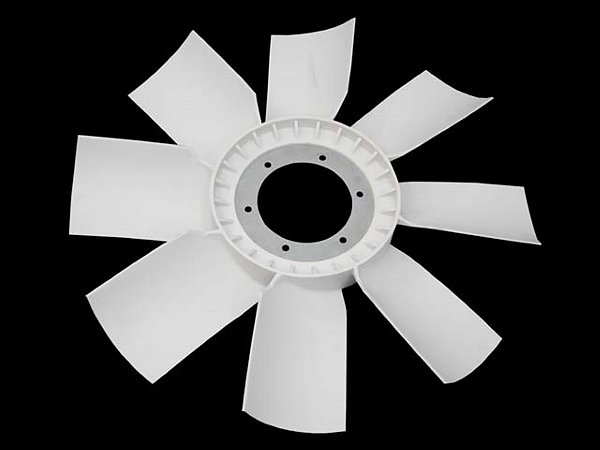 Helice Motor 8 Pas Plastico Volks 16170/16300/24250/34300/35300/LEITO A PA (2TC121303A)
