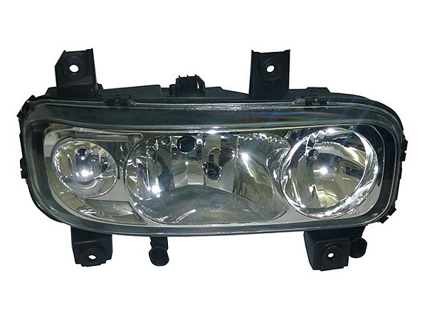 Farol Direito Lente Lisa Mercedes ATEGO 2010/2012 (9738202361)