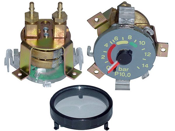 Manometro Duplo 0-10 Bar Mercedes 1113/1313/1924/1929/1930/2013/2213/O400U (0015422908)