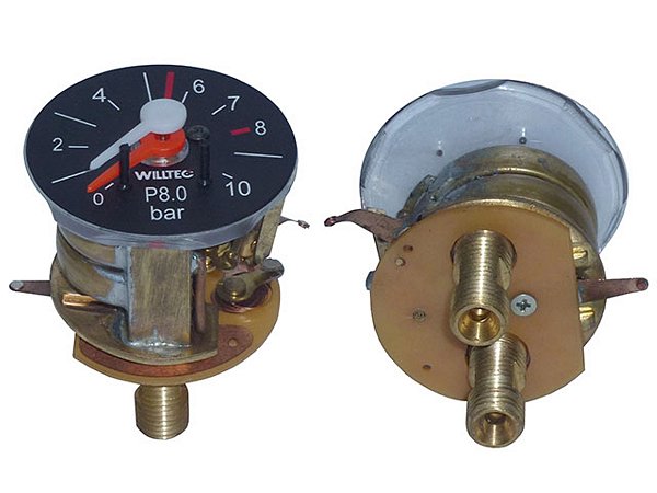 Manometro Duplo 0-10 Bar Mercedes 1215/1218/1618/1620/1630/2318/2418/2635/ (0015424908)