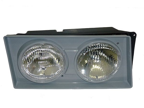 Farol Nino Duplo H1 LD (Moldura Prata) Volks VW PESADOS 2000 A 2002 (2RG941008)