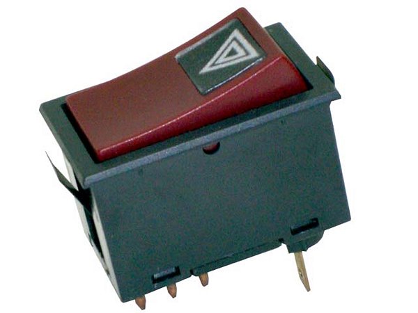 Interruptor Tecla Pisca Alerta Volvo ONIBUS E CAMINHAO VOLVO (1578700)