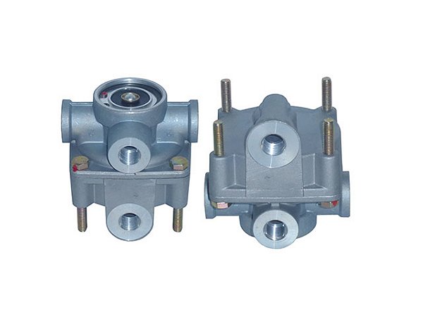 Valvula Rele/Saidas-1/2/3 = 3/8X1/2X1/4 Volks VW/FORD-CARGO/1215A/1421/12140/13130/141 (2RL607408A)