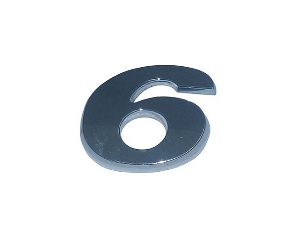 Emblema Numero 6/9 VW Injetado E Cromado Volks CONSTELLATION EURO V (511789)