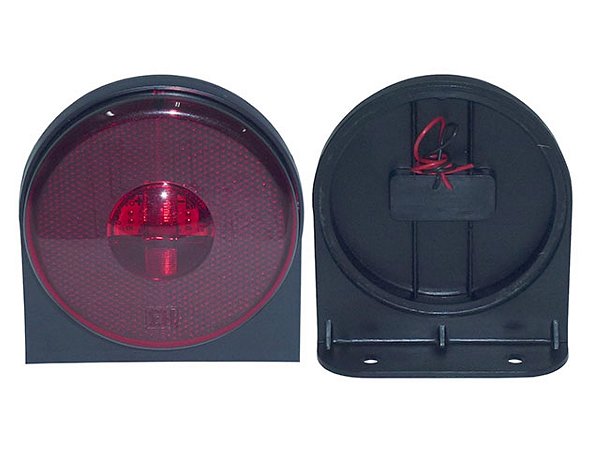 Lanterna Lat.Led Bivolt C/ Suporte (Verm) CARRETA RANDON (210102016)