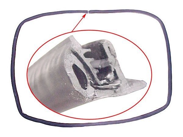 KIT Pestana Da Janela Da Porta(Hpn) Mercedes LN 710/914/L 1618/1620/1621/1218/1418 L1 (6889877451)