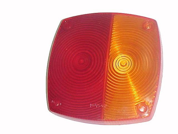 KIT Lente Lanterna Traseiro Quadrada(Base Baixa) CAM/CARRETAS (45248)