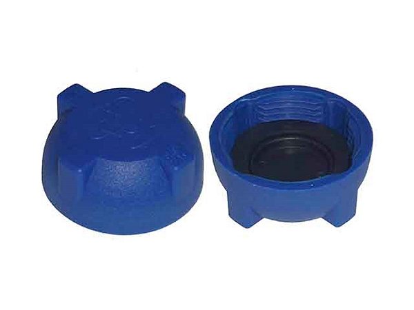 KIT Tampa Plastico Reservatorio Agua (Selada) Azul Mercedes 1214/1418/1618/1630/1935/2635 (0005016915)