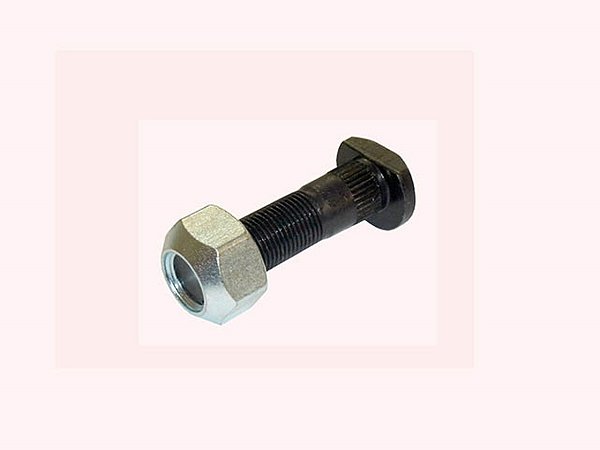KIT Parafuso Roda Traseiro Dir C/ Porca Ford F4000 75/... CABECA REDONDA (TCAA1118RX)