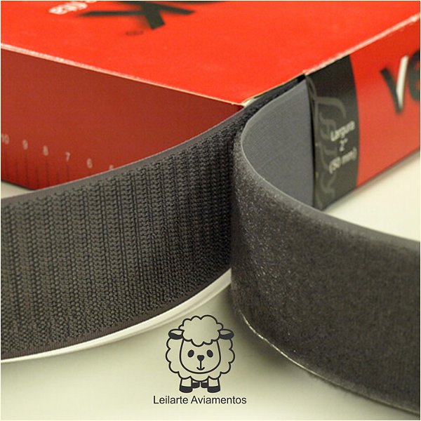 Fecho de Fita (Velcro) Cores Preto ou Branco *largura: 16mm e 25mm