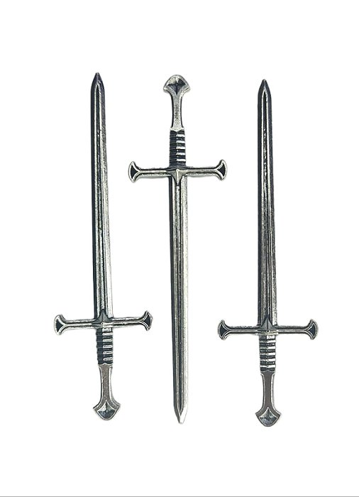 Miniatura de Espada - Metal - 8,8cm - Venda por Unidade