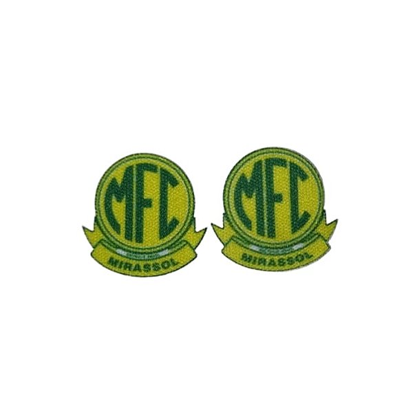 Emblema Termocolante Mirassol - Tamanho 23 mm - (Venda por par)