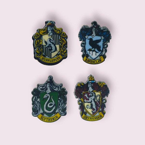 Termocolante Casas de Hogwarts (Harry Potter) - Venda da unidade do tamanho e casa escolhido.
