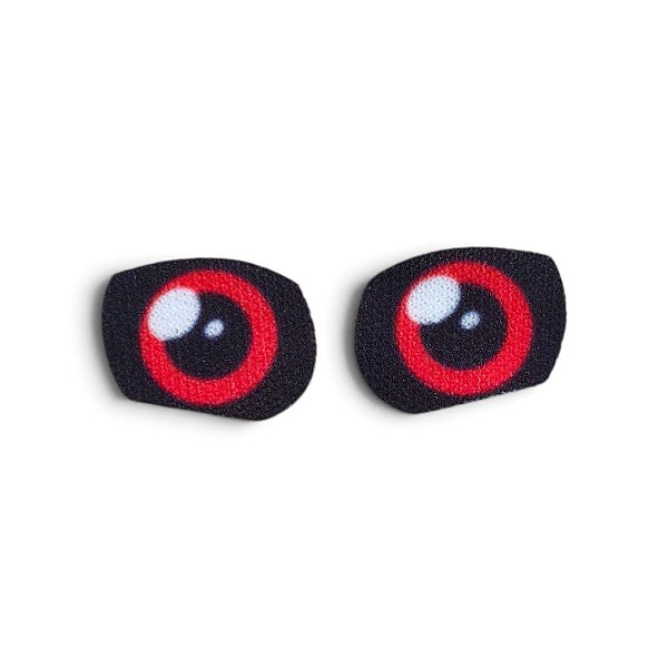 Olho termocolante - 15x12mm - Ideal para Ventríloquo dos Jogos - venda por PAR