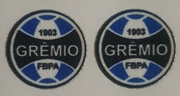 Emblema Termocolante Grêmio - Tamanho 24 mm - (Venda por par)