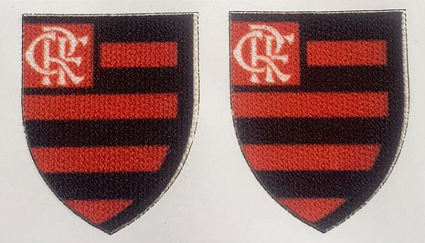 Emblema Termocolante Flamengo - Tamanho 30 x 20 mm - (Venda por par)