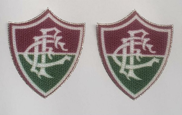 Emblema Termocolante Fluminense - Tamanho 25 x 21mm - (Venda por par)