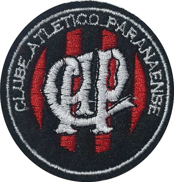 Brasão do Clube Atlético Paranaense - Patch - Medida: 6,0 cm de diâmetro - *Venda por unidade*
