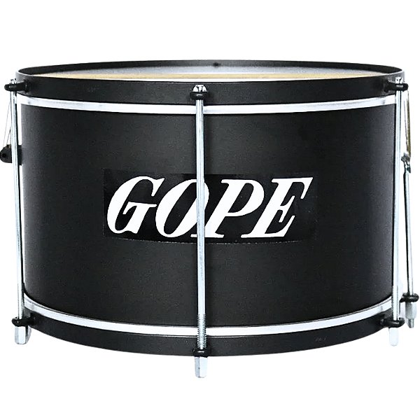 Malacacheta Caixa Gope 12" 20cm Preto Alumínio