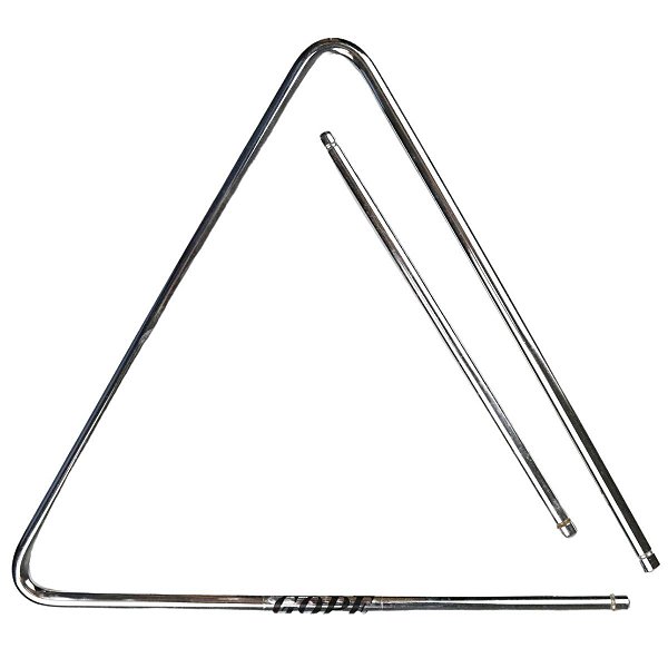 Triângulo Gope 10" 25cm Aço Liga Sonora Profissional