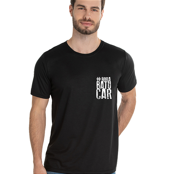 Camiseta #BoraBatucar Preta Partido