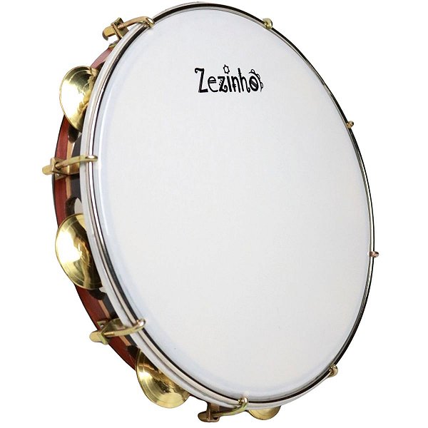 Pandeiro Zezinho 12" Madeira Nylon