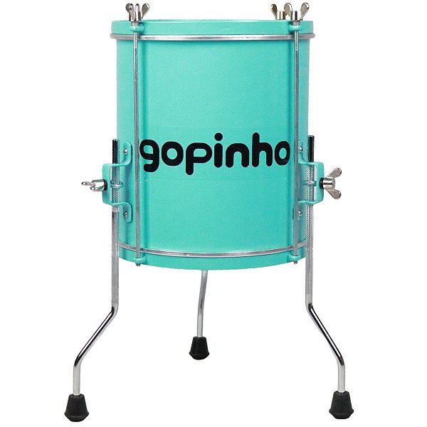 Surdo Gope Gopinho 10" 30cm Aluminio Infantil Reels Verde