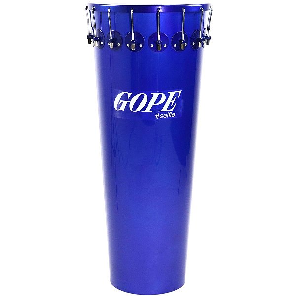 Timbal Gope 14"90cm Selfie Azul 16 Afinações Alumínio